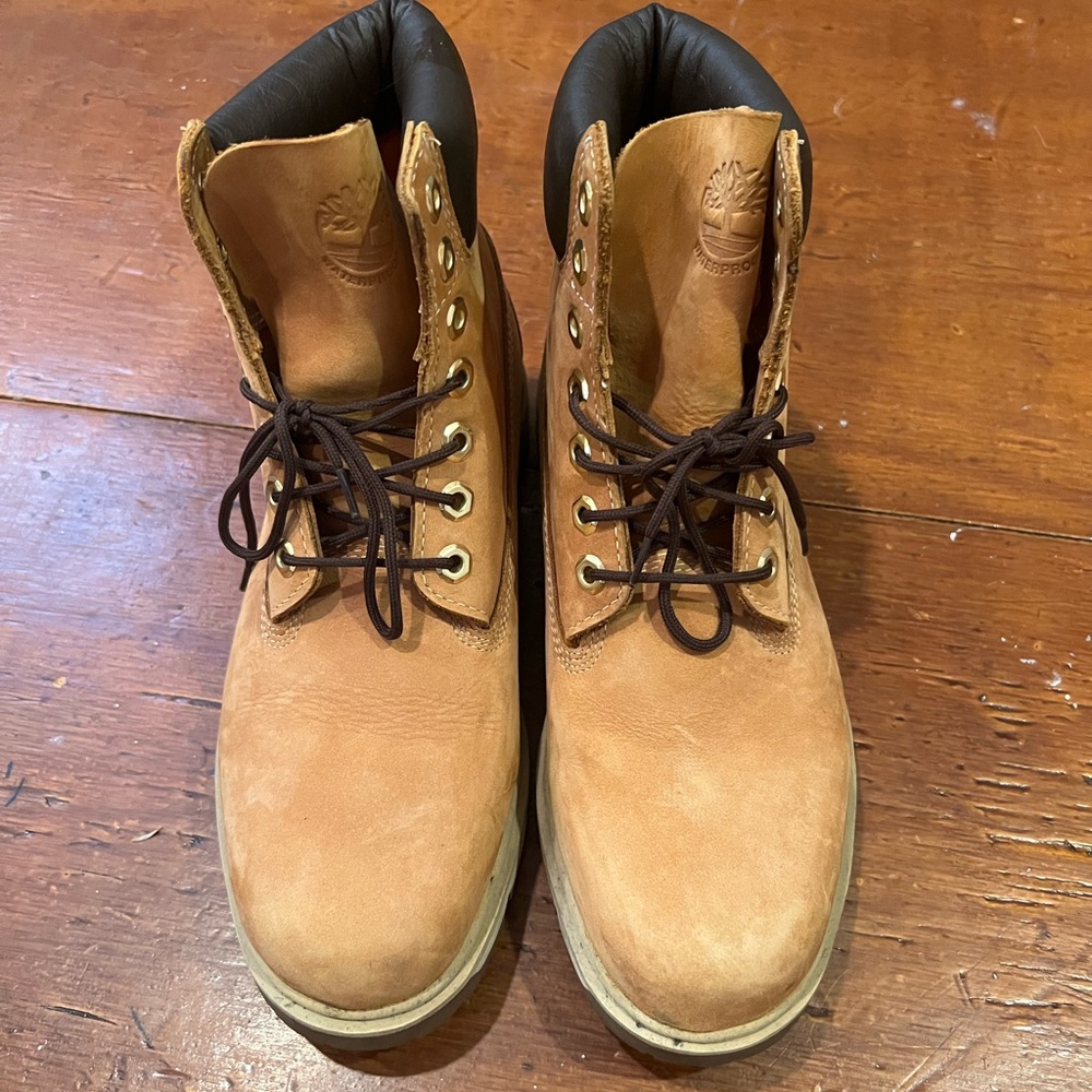 Timberland Men's Brown Leather Lace-Up Boots